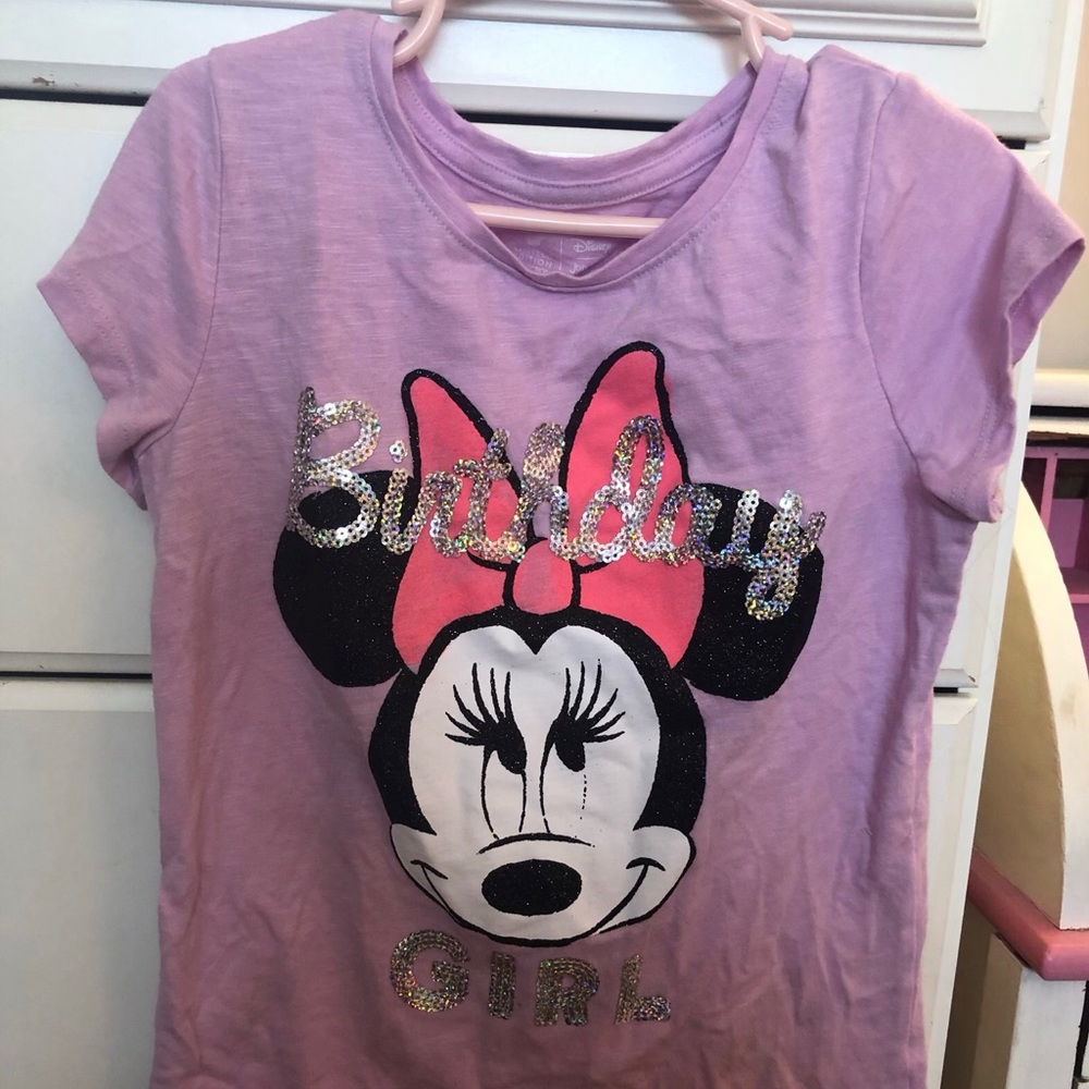 Girls Minnie Mouse Birthday shirt
